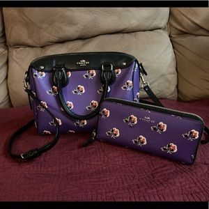 COACH MINI BENNETT WITH MATCHING WALLET